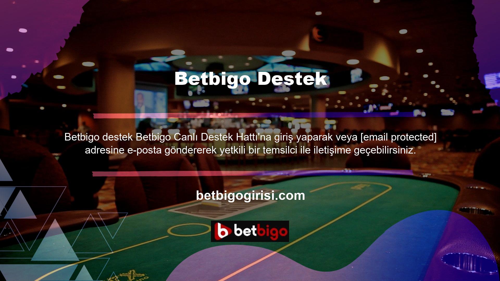Betbigo, adres değiştiren ve yeni bir giriş adresi ile çevrimiçi olan casino sitelerinden biridir, bu nedenle giriş sorunları yaşayabilirsiniz