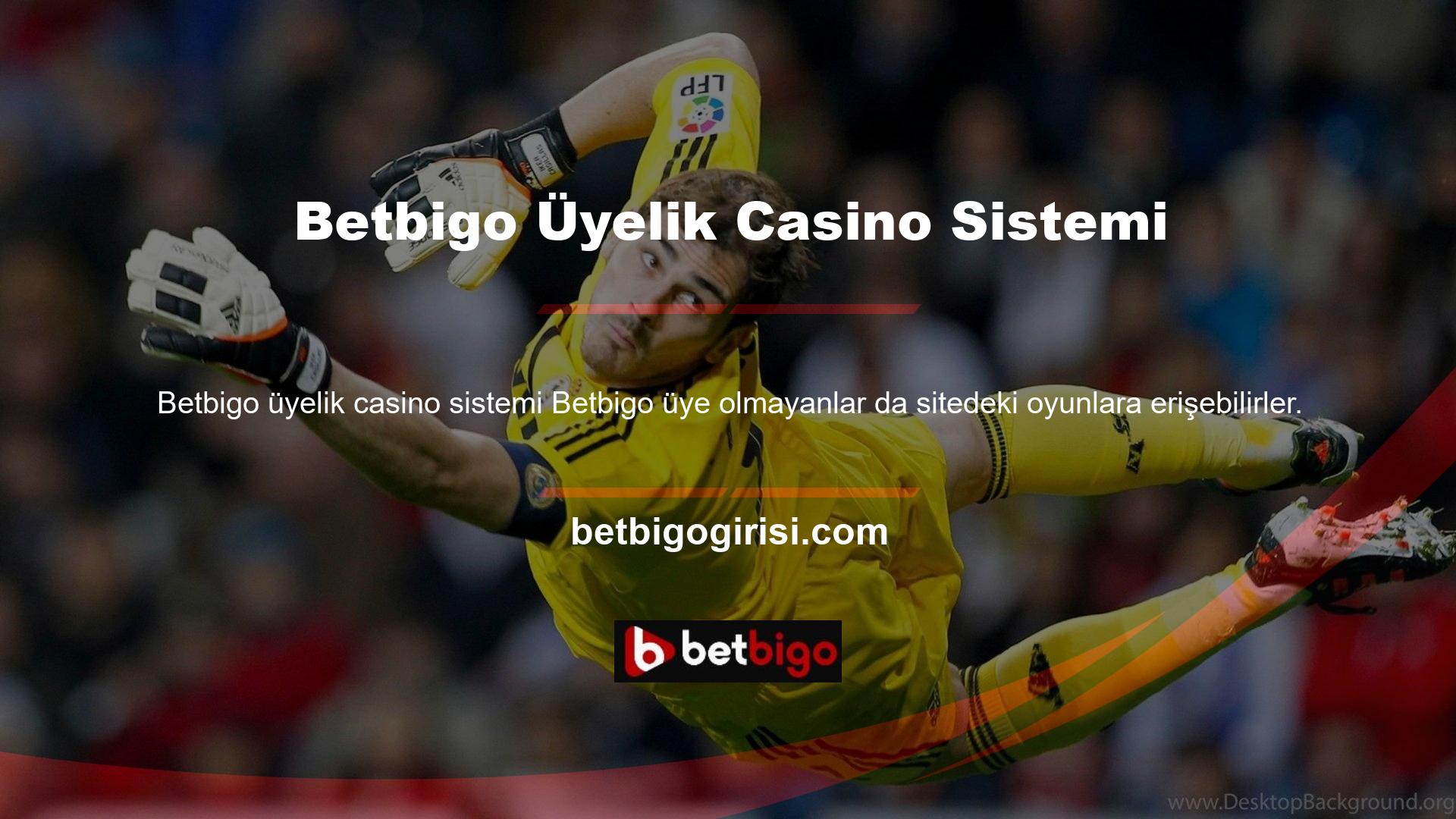 Üye olarak Betbigo üyelik casino sistemi web sitesinde çok sayıda ödül ve fırsata erişebilirsiniz